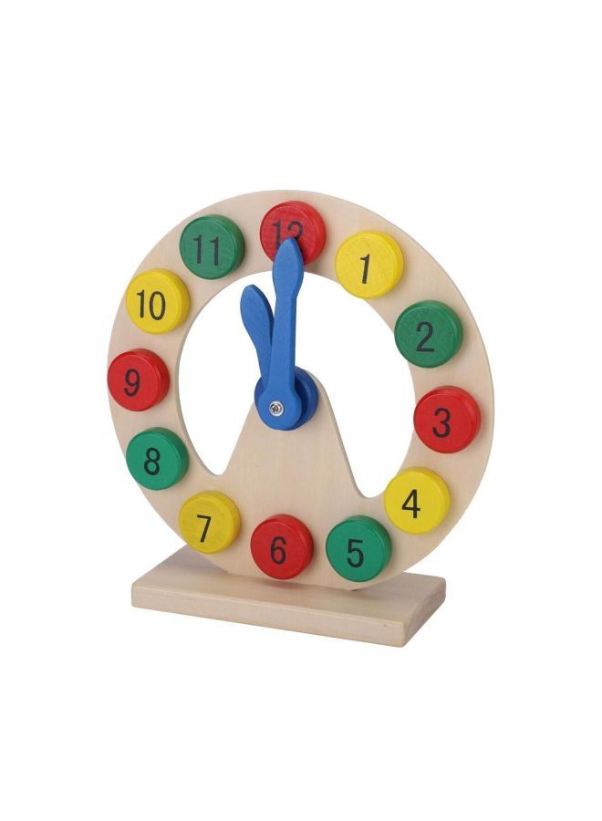 LW Wooden Early Learning Clock Toy P2R46T62 - Image 2