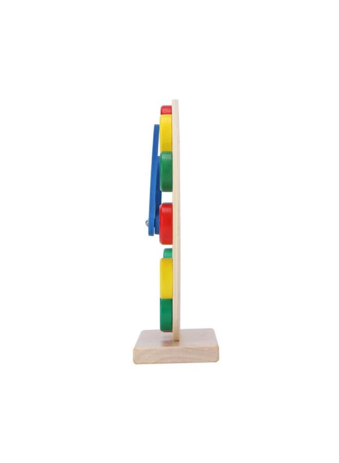 LW Wooden Early Learning Clock Toy P2R46T62 - Image 3