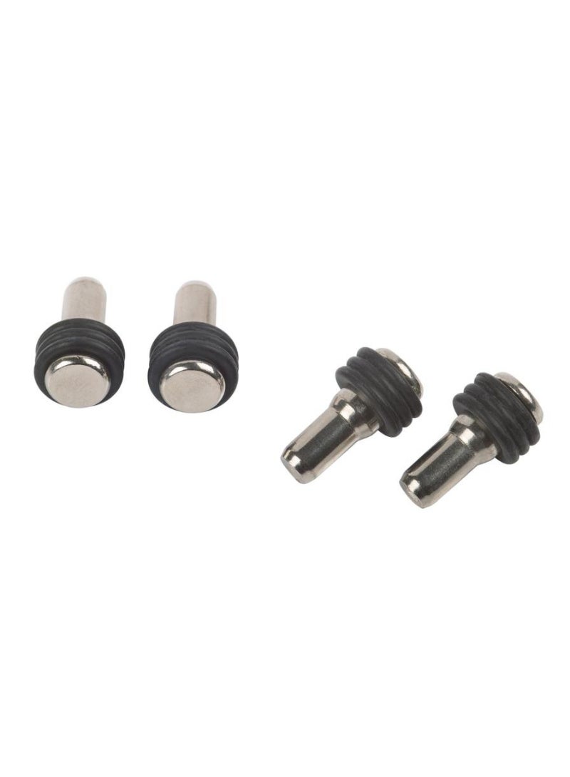 suki حزمة دعم رفوف زجاجية معدنية سوكي 5 مم 8 قطع