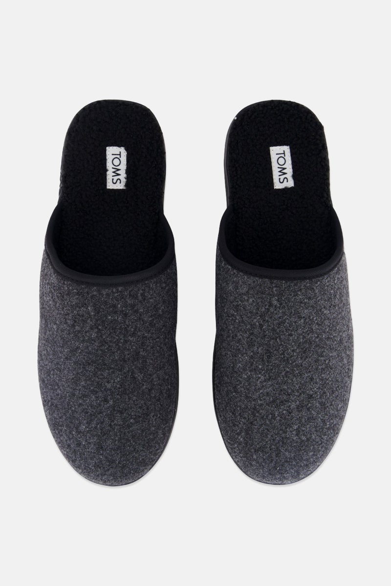 TOMS Men Harbor Quilted Slip On Clogs, Black  - Image 3