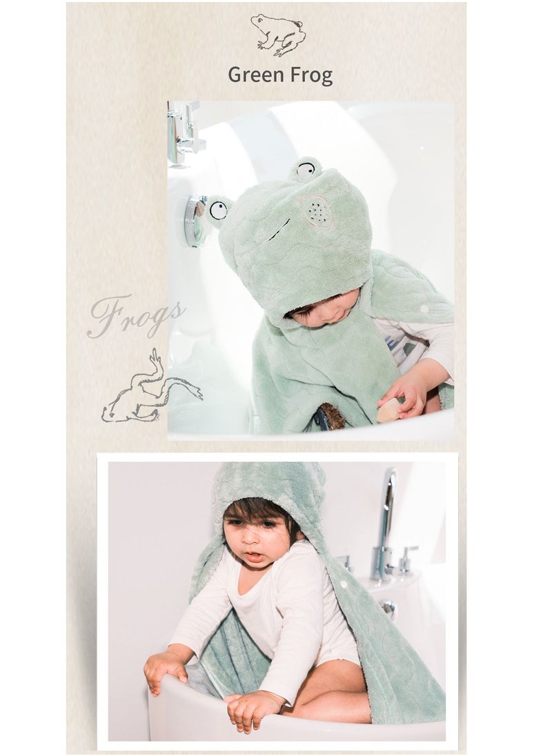 insular Animal Hooded Soft Bath Towel  - Image 2