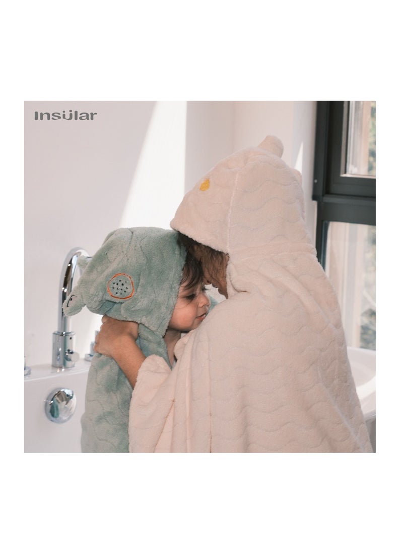 insular Animal Hooded Soft Bath Towel  - Image 5