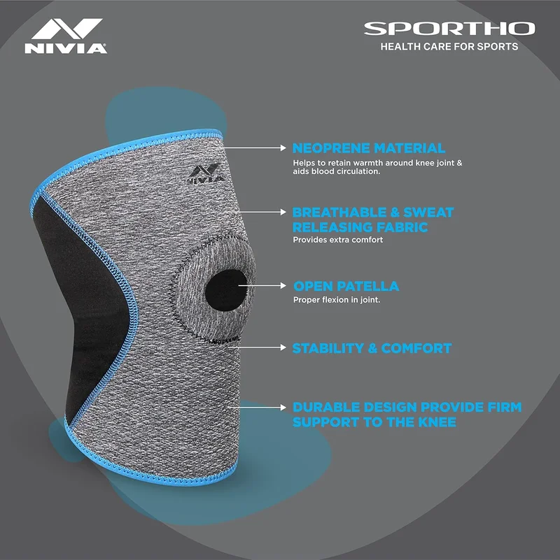 نيفيا Nivia Orthopedic Knee Support with Patella Hole