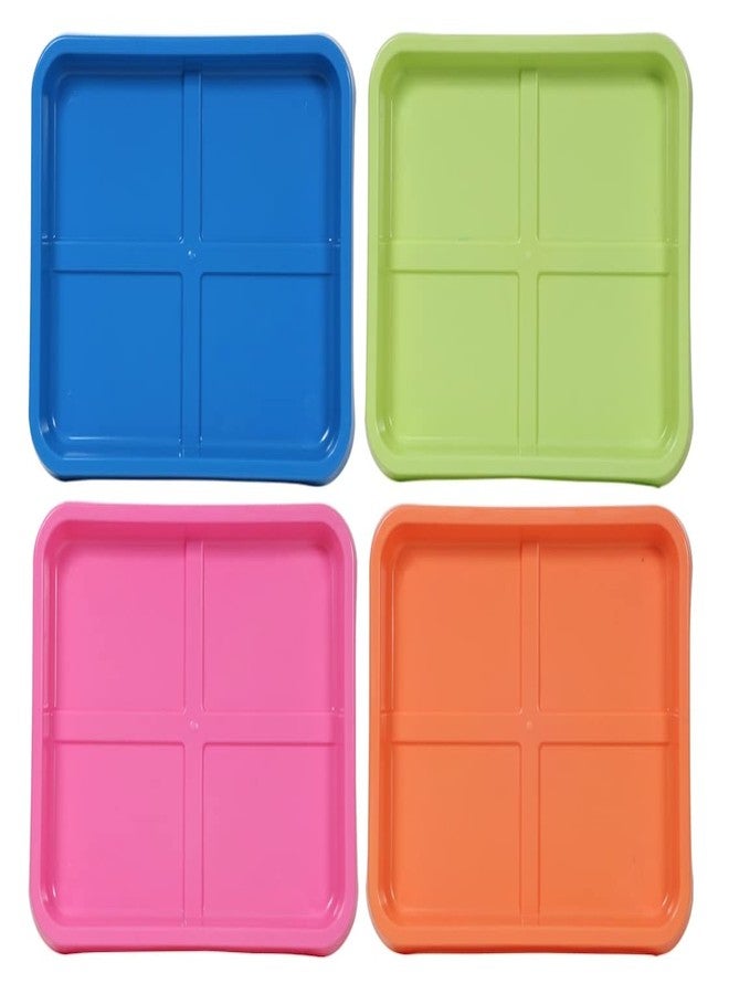 Teaching Tree xClassroom Play Trays - 4 Count - 9.5 x 7.5 Inches - Image 1