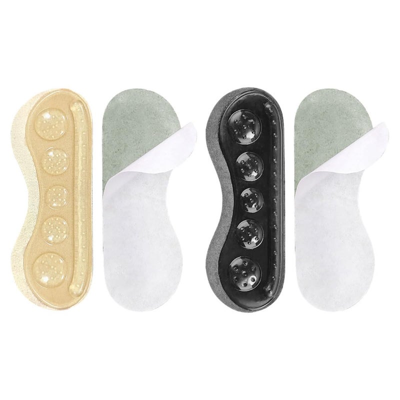 Non Slip Heel Grips 2 Pairs Self Adhesive Anti Friction Shoe Inserts Prevent Blisters - Image 2