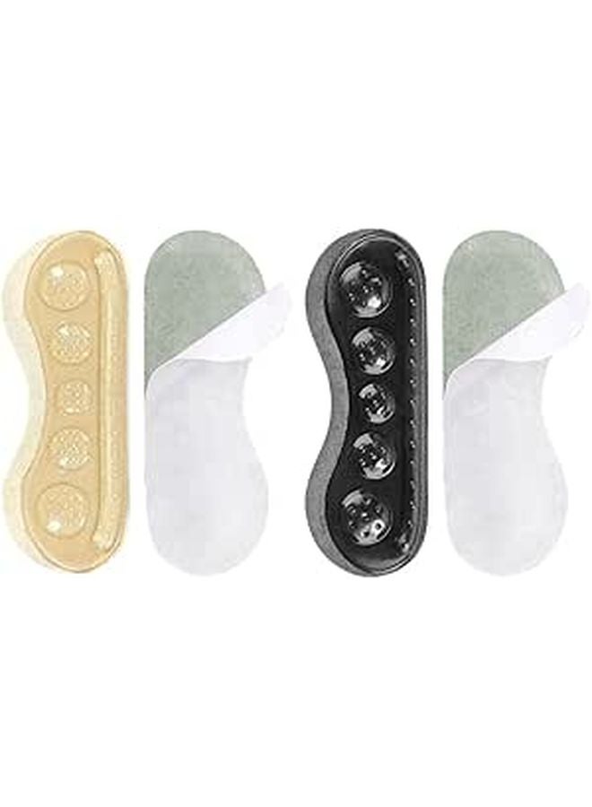 Non Slip Heel Grips 2 Pairs Self Adhesive Anti Friction Shoe Inserts Prevent Blisters - Image 1