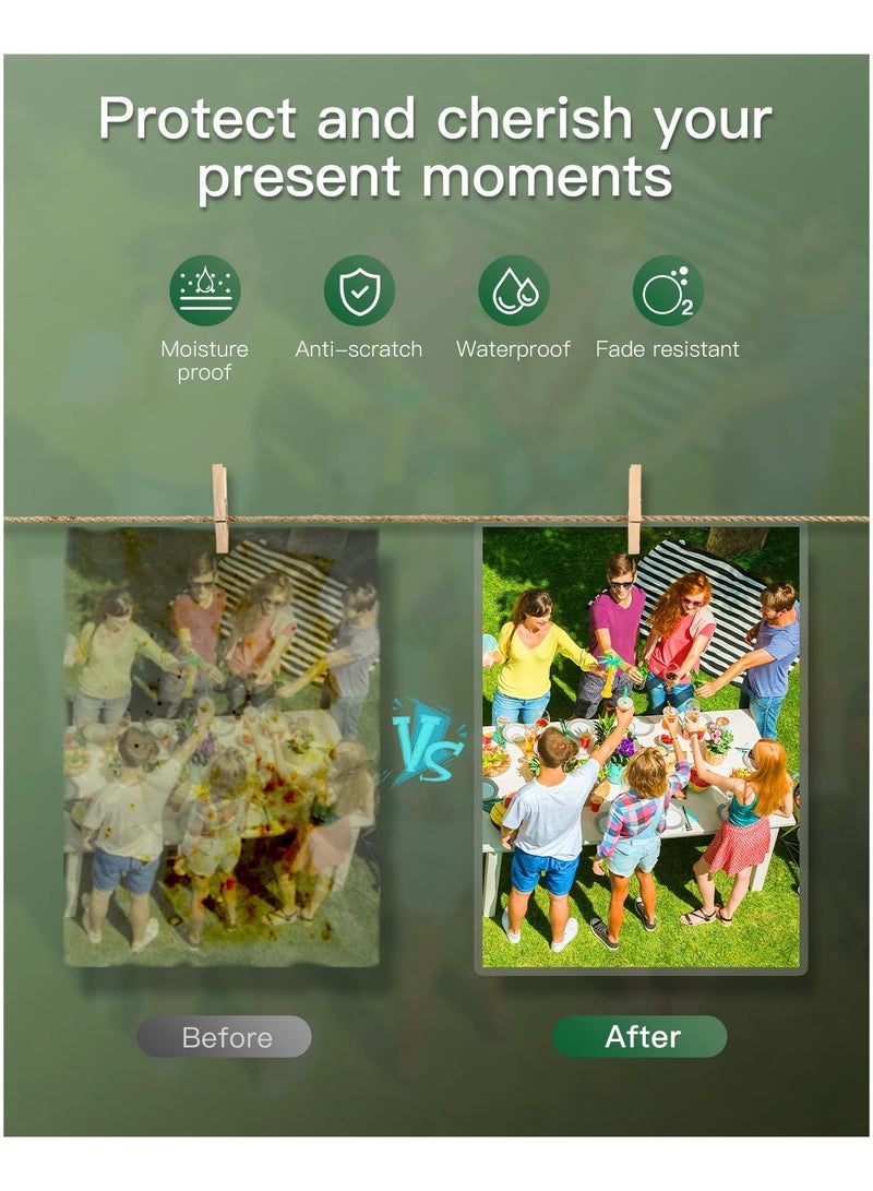 A3 Laminating Machine Set - Hot and Cold Thermal Laminator 13 Inches with Laminating Sheets, 5-in-1 Lamination Machine with 6 Laminating Modes and Auto-Off for Home Office School - Image 4