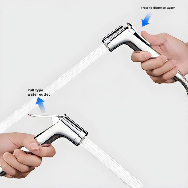 ABS Bidet Spray Gun Set with Hose, High Pressure Flushing - Image 4