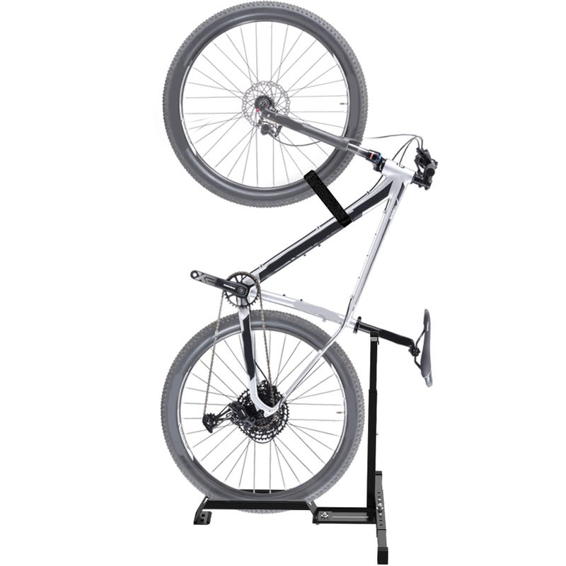 Qualward Qualward Vertical Bike Stand Floor Bicycle Rack Adjustable Upright Design Space Saving for Living Room Bedroom and Garage