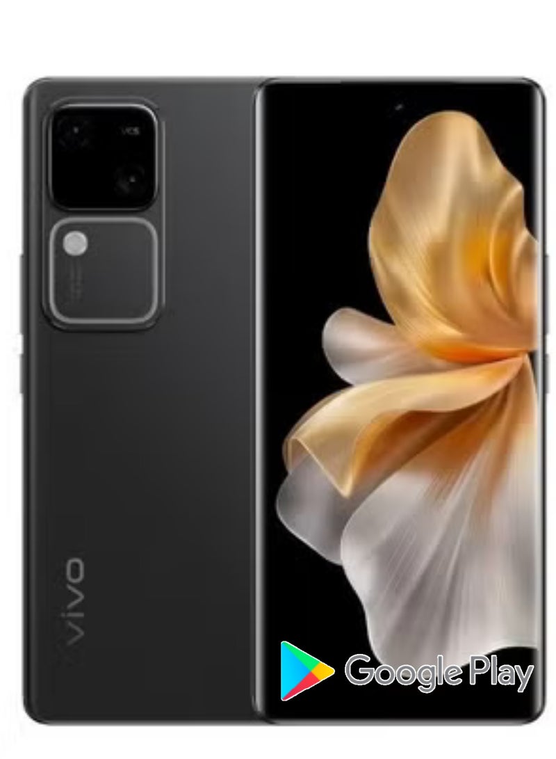 vivo S18 Pro 5G 16GB+512GB Black Dimensity 9200+ (4 nm) powered by MediaTek Dimensity  6.78 Inch AMOLED LPDDR5X UFS3.1 80W 5000mAh Android 14 NFC OTA, 1080 x 2400 pixels  Android 13 + Funtouch OS operating system with Google play Chinese version. - Image 1