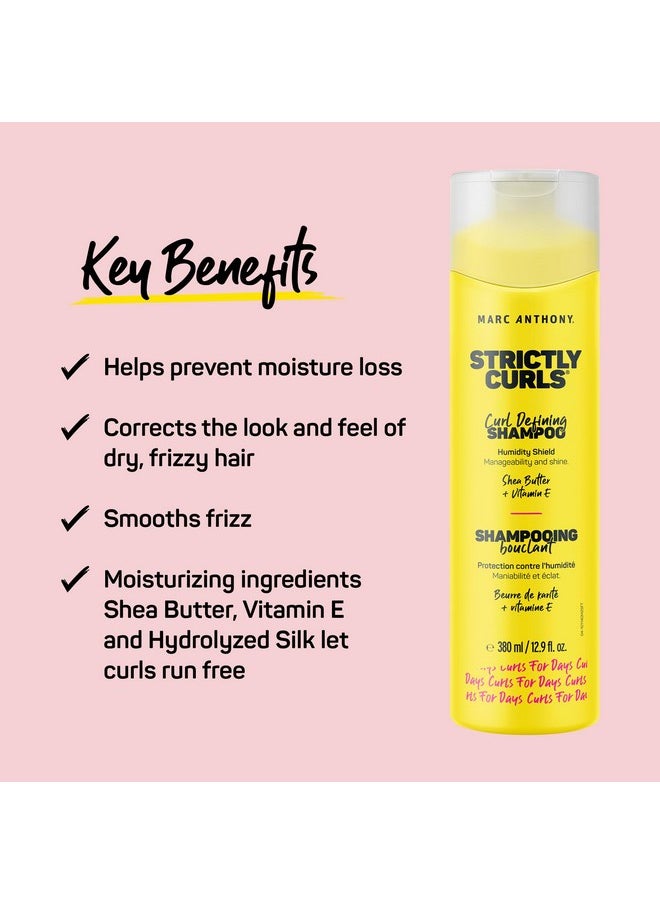 Marc Anthony Strictly Curls Curl Defining Shampoo, 12.9 Ounces (129319)