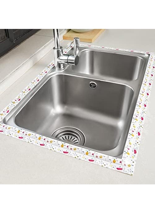 Doville Doville Kitchen Sink Platform Sticker Bathroom Corner Tape Wall Sealing StripWaterproof Kitchen Caulk Tape Bathroom Basin Decorative Wall Caulk Strip Toilet Sealant TapWaterproof Tape  - Image 4