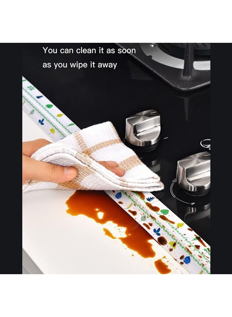 Doville Doville Kitchen Sink Platform Sticker Bathroom Corner Tape Wall Sealing StripWaterproof Kitchen Caulk Tape Bathroom Basin Decorative Wall Caulk Strip Toilet Sealant TapWaterproof Tape  - Image 2