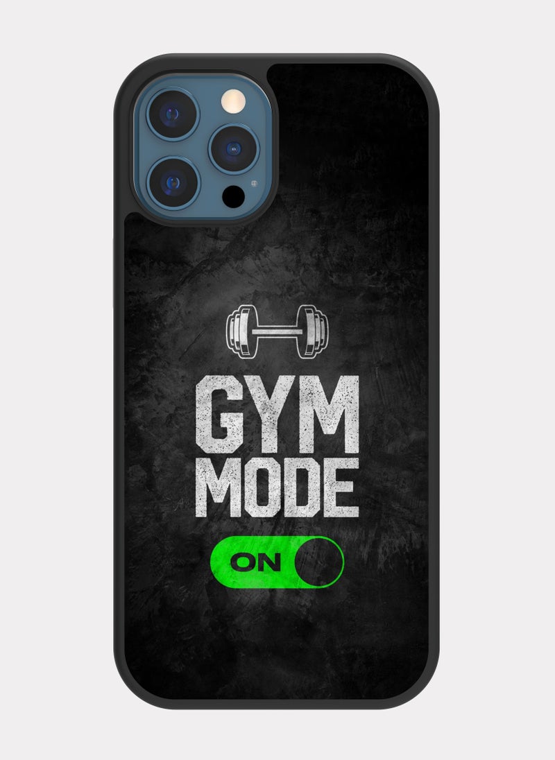 بكسلات كفر ايفون 12 برو ماكس مود الجيم والتمارين ابيض - Image 1