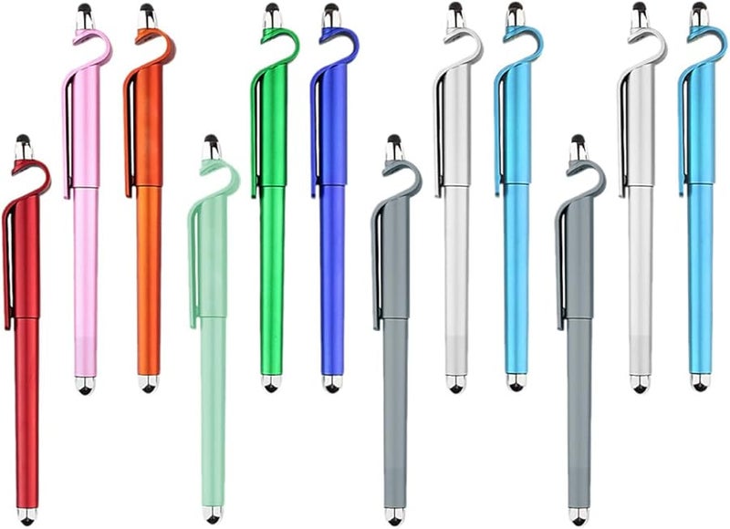 Active Stylus Pen with Touch Screen Stand Erasable Gel Pen for Students Office Random Color - Image 1