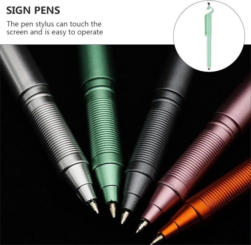 Active Stylus Pen with Touch Screen Stand Erasable Gel Pen for Students Office Random Color - Image 4