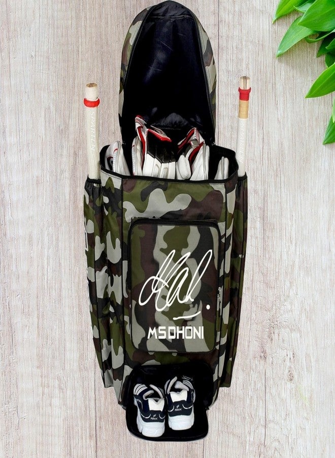 UNIQUE GALLERY Cricket Kit Bag | Water Resistant | 73 x 33 x 27 Cm (Green Army) - Image 3