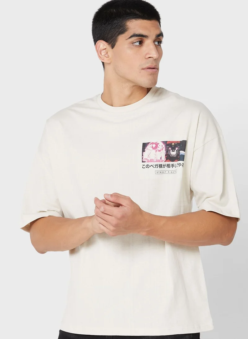 Street Fighter Street Fighter Oversized T-Shirt