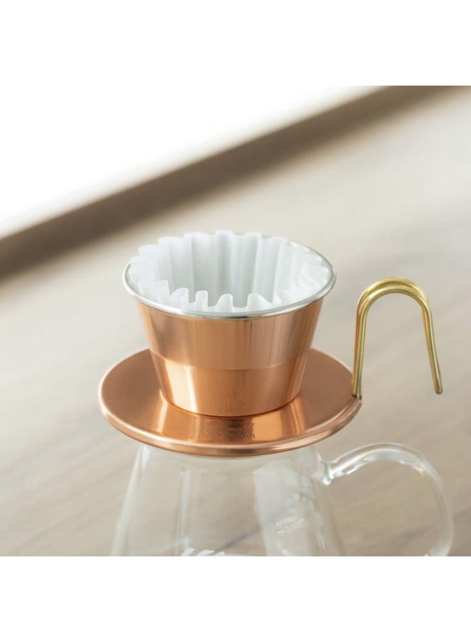Wave Paper Coffee Filters I Larger Size 185 I 100 Count I Specially Pour Over Dripper I Made in Japan, Large, White - Image 3
