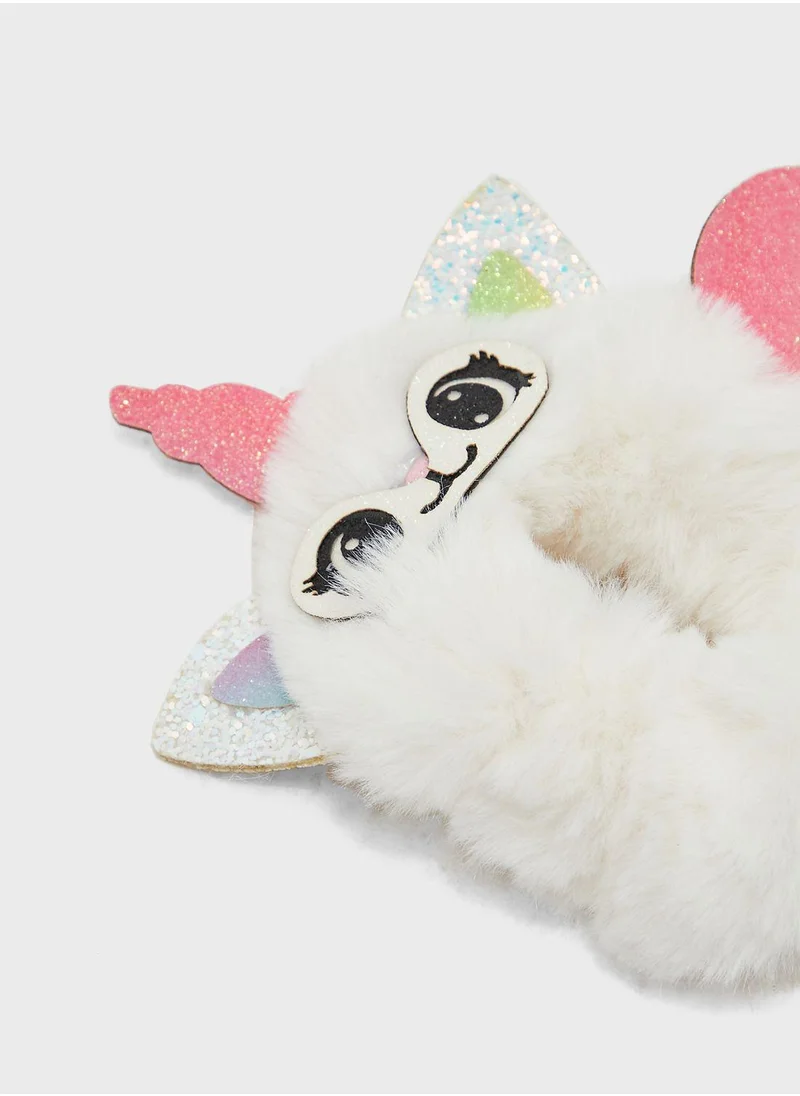 Claires Kids Bow Scrunchie Headband