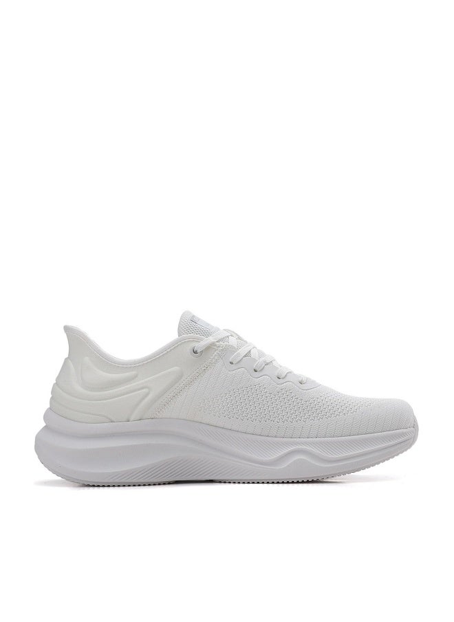 Sky View Athlesiure Men's Slip-ins Running Shoes Comfortable Lightweight Sports Walking Shoes Lace-Up Tennis Breathable Athletic Gym Workout Cross Training Sneakers White - Image 1