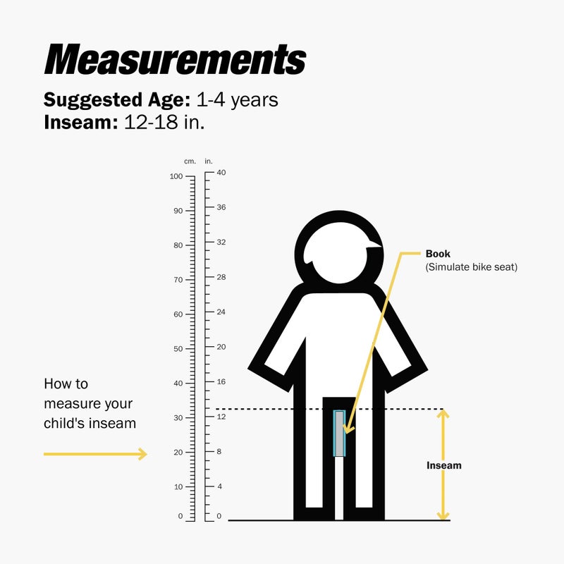 STRIDER دراجة سبيدير الرياضية 12 بوصة، برتقالية - دراجة توازن بدون دواسات للأطفال من 1 إلى 4 سنوات - تشمل وسادة أمان، مقعد مبطن، مقابض صغيرة وإطارات خالية من الهواء - تجميع وتعديلات بدون أدوات - Image 5