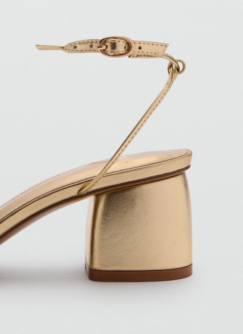 MANGO Straps Crossed Heeled Sandals  - Image 3