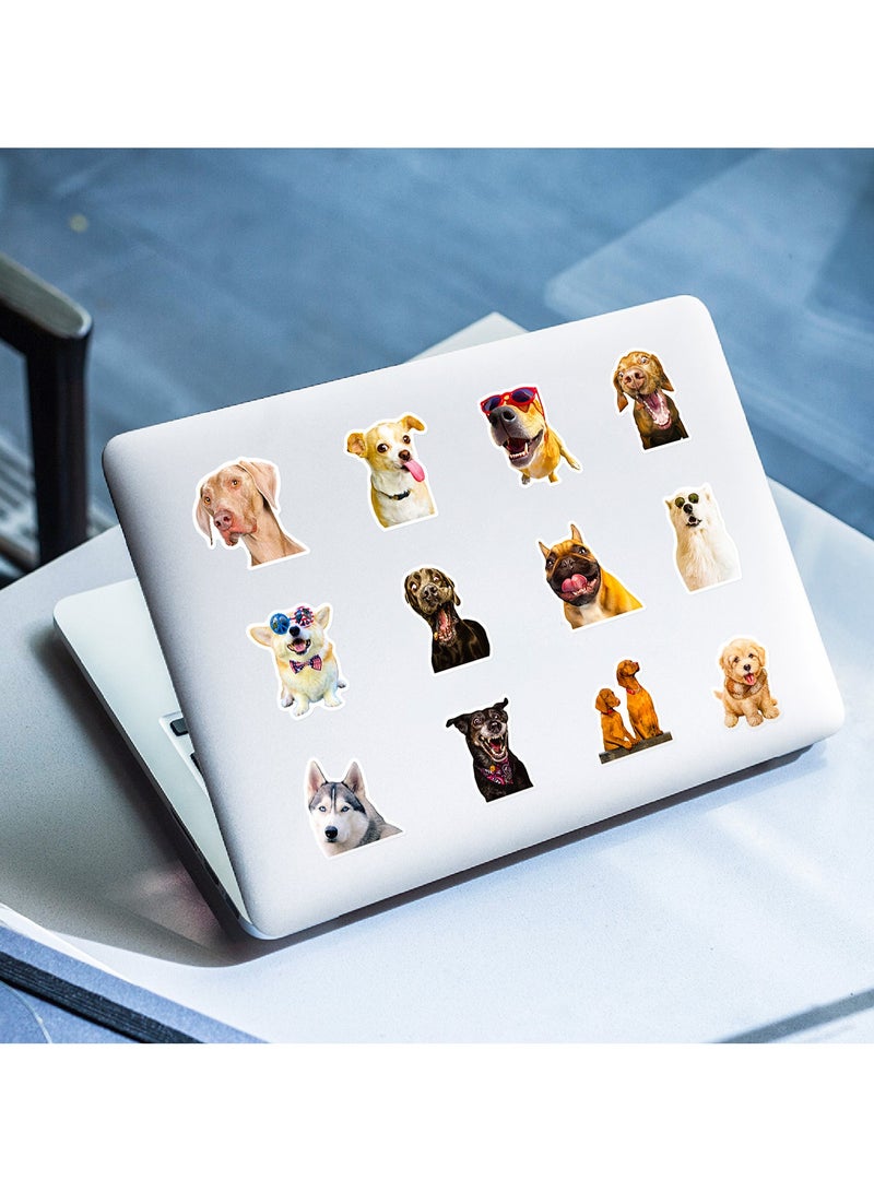 50Pcs Cool Dog Stickers Bulk Cute Funny for Kids Water Bottles Vinyl Waterproof Laptop Realistic Dog Sticker Pack for Phone Guitar Luggage Skateboard Teens Boys Girls - Image 5