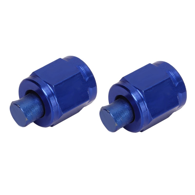 2 Pcs AN4 Female Flare End Cap Aluminium Alloy Leakage Proof Fuel Tube Nut Hose Block Off Adapter Fitting - Image 5