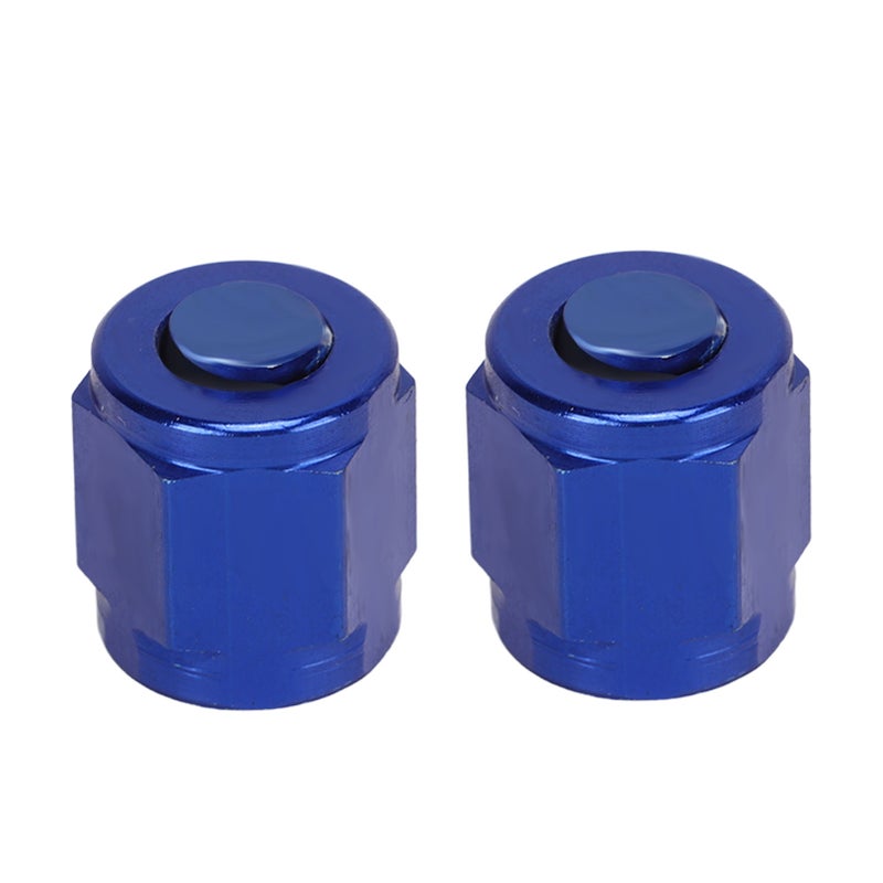 2 Pcs AN4 Female Flare End Cap Aluminium Alloy Leakage Proof Fuel Tube Nut Hose Block Off Adapter Fitting - Image 1
