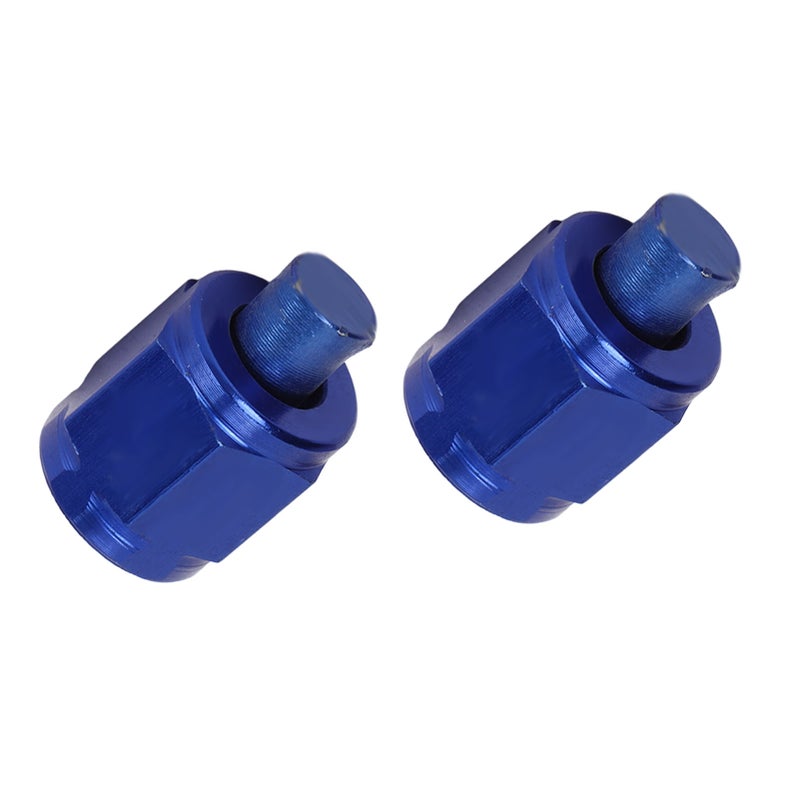2 Pcs AN4 Female Flare End Cap Aluminium Alloy Leakage Proof Fuel Tube Nut Hose Block Off Adapter Fitting - Image 4
