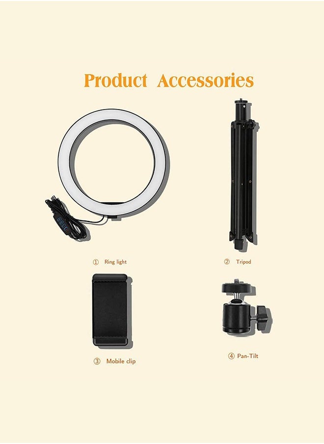 Generic Ring Light with Extendable Tripod Stand | LED Circle Lights with Phone Holder for Video Recording & Live Streaming (YouTube, Instagram, TikTok) | Compatible with Phones  - Image 4