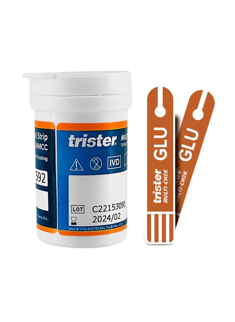 trister - ملتي تشيك جلوكوز، 50 شريط اختبار - Image 1
