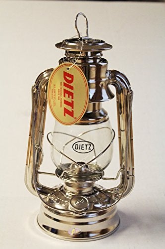 Dietz Original 76 Oil Lamp Burning Lantern Nickel Plated - Image 3