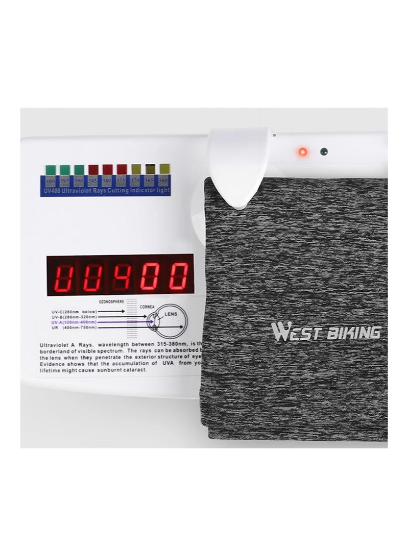 ويست بايكنج في الهواء الطلق الدراجات قناع رمادي غامق ، حماية من الأشعة فوق البنفسجية , واقية من الشمس ، التجفيف السريع ، منشفة الوجه ، وشاح ، الصيف الصحراء الرياضة في الهواء الطلق - Image 5