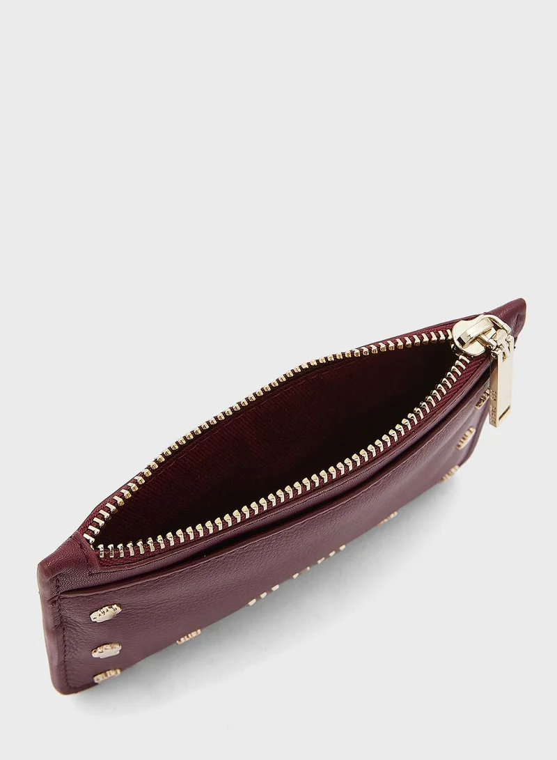 Ted Baker Studded Zipped Card Holder
