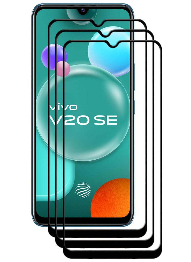 ACLIX 3 Pieces Antistatic ESD Dustproof Premium Quality High Definition Tempered Glass Screen Protector Designed For vivo V20 SE - Image 1