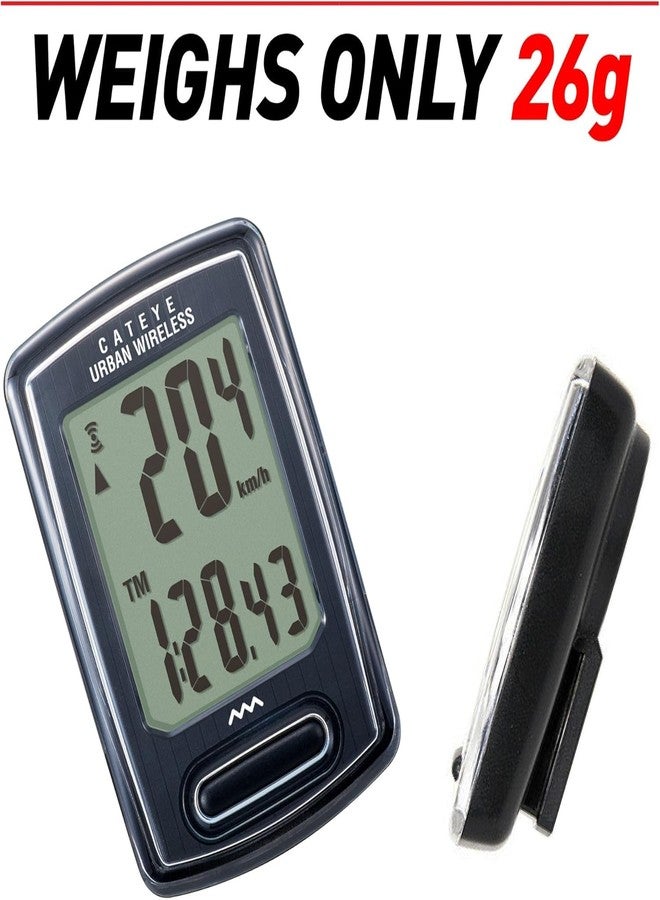 CATEYE Urban Wireless Bike Computer - Analog Speedometer & Odometer with Calorie Tracking, FlexTight™ Mount, Auto Start/Stop, Programmable Odometer & Easy Setup for All Bikes - Image 5