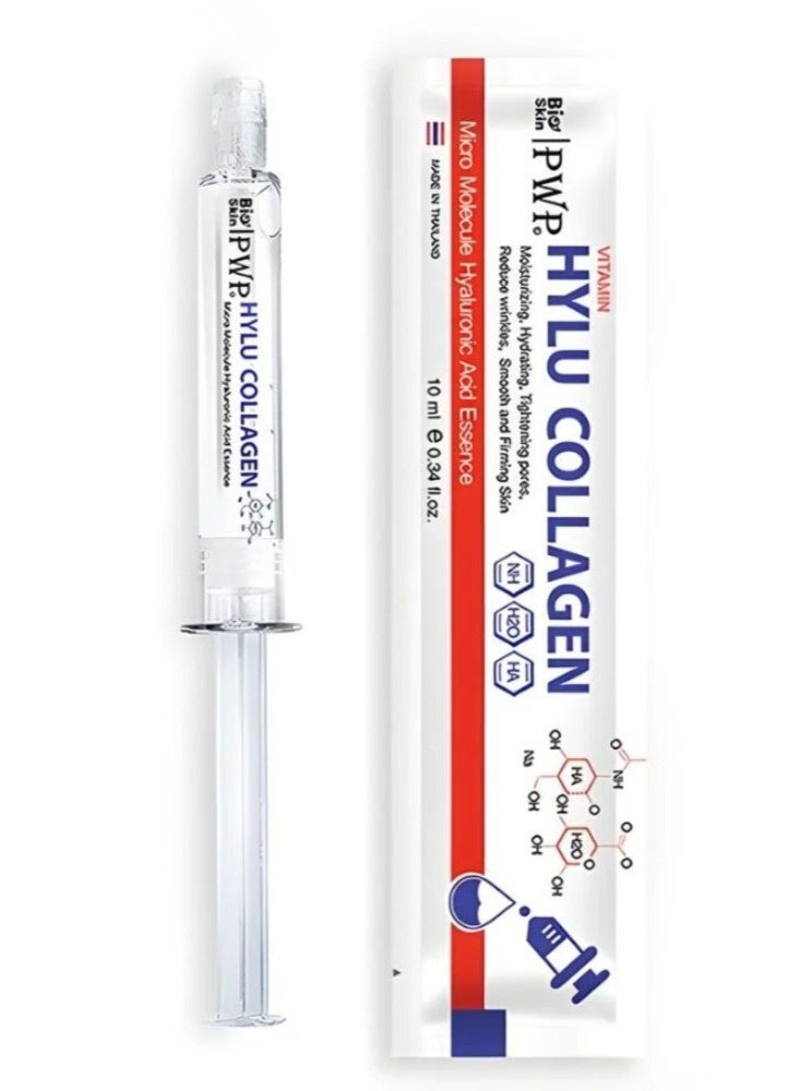 سيروم الوجه التايلاندي المضاد للشيخوخة مع حمض الهيالورونيك والكولاجين والنياسيناميد والاربوتين - لتفتيح وترطيب جميع انواع البشرة 10 مل