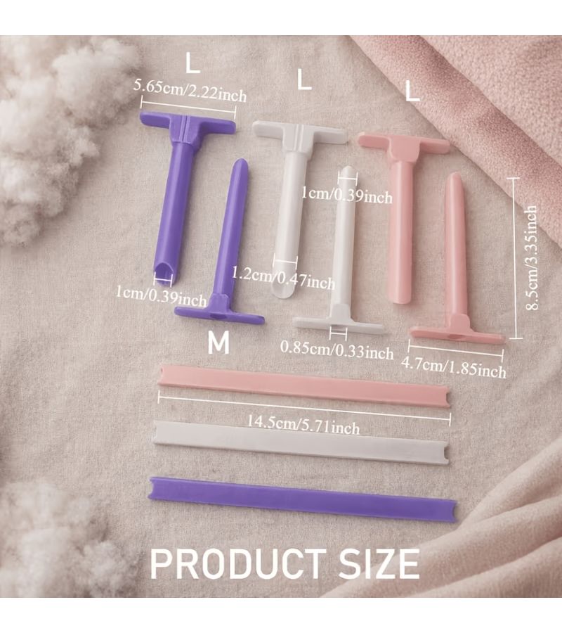 3D Printed Doll Stuffing Tool Set Orange White Purple Pink Ergonomic Filling Kit - Image 3