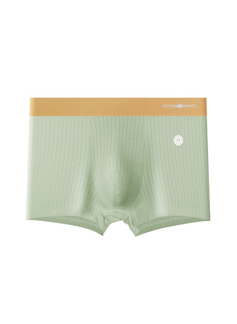 Boxed Men's Solid Color Breathable Four Corner Underwear Of 4 Pieces  - Image 2