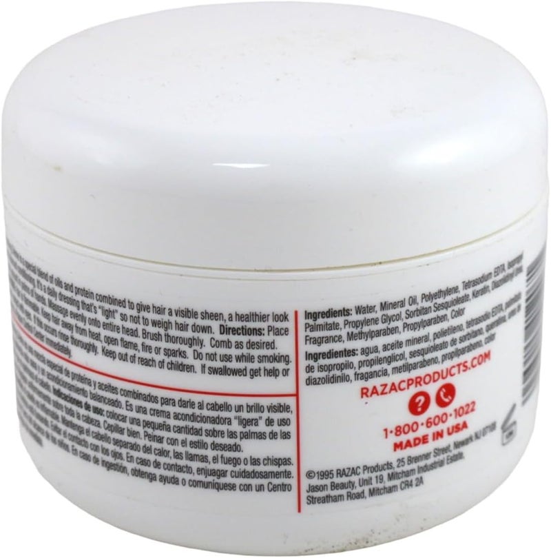 Razac Perfect for Perms Finishing Crème - Daily Hairdressing & Scalp Conditioner with Keratin, 8 Ounce - Image 4