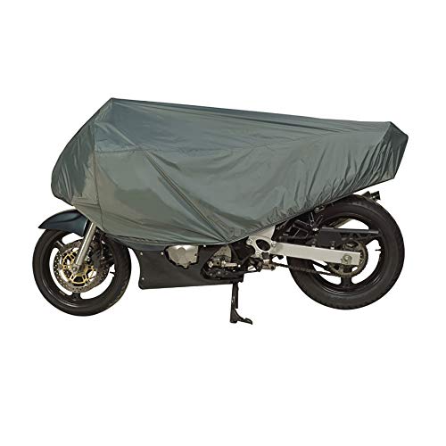 Dowco Guardian 26015-00 Travel Ready Water Resistant Premium Motorcycle Half Cover: Grey, Sportbike - Image 1