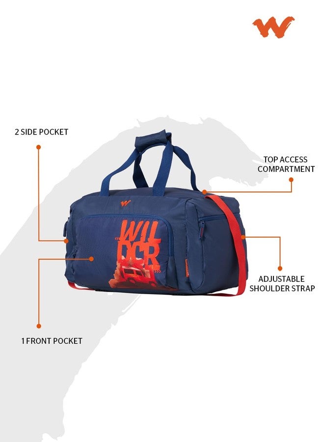 Wildcraft 4X4 Offroad Edition Duffle 40L Blue - Image 4
