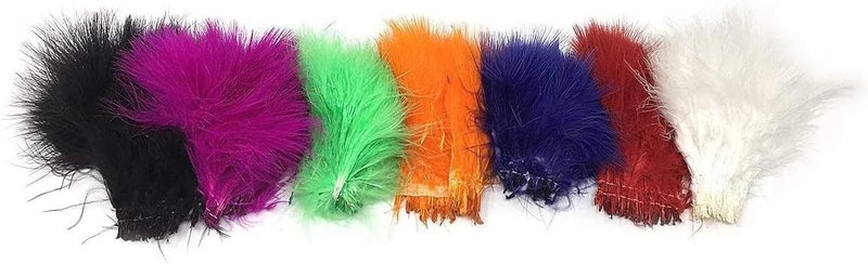 Creative Angler Strung Marabou Bird Feathers for Tying Fly Fishing Flies - Fly Tying Accessories - Perfect Choice for Tail & Wings and Easy to Tie On The Lure - Image 1