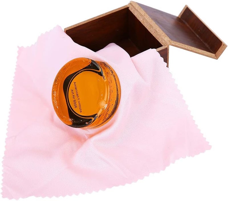 Small apartment fit Drfeify Premium Handmade Resin High Purity Sensitivity Stringed Instrument Cello Musical Accessory for Violin Viola Cello Performance (Transparent) Global standard quality - Image 4