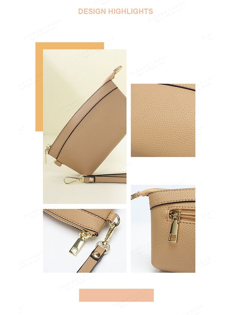 PIERRE LOUES Wristlet Detail Long Wallet - Image 5