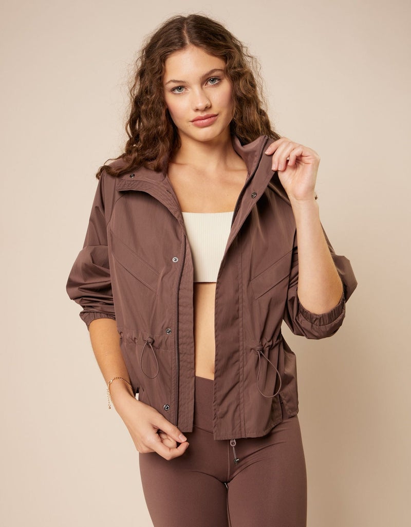Aerie OFFLINE By Aerie Cinch Windbreaker Full Zip - Image 1