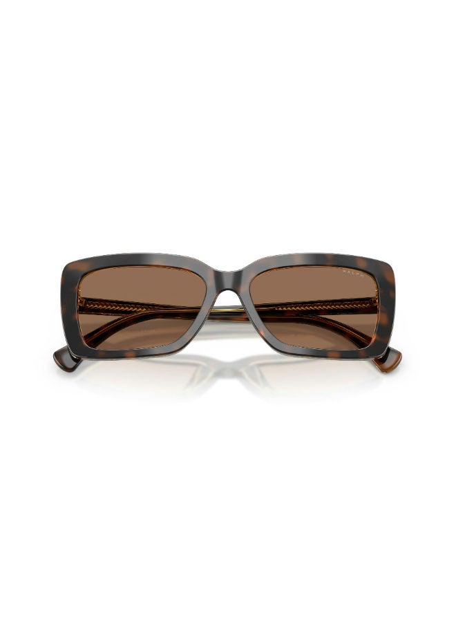RALPH Women Full Rim Rectangular Sunglasses 0RA5342U 56 - Image 4