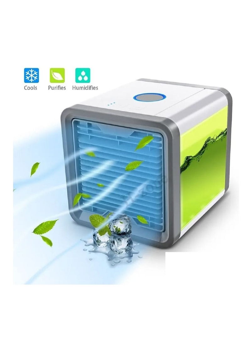 Mini Air Cooler Cooling USB Fan Conditioner With Colorful LED Portable Desk Room  - Image 3